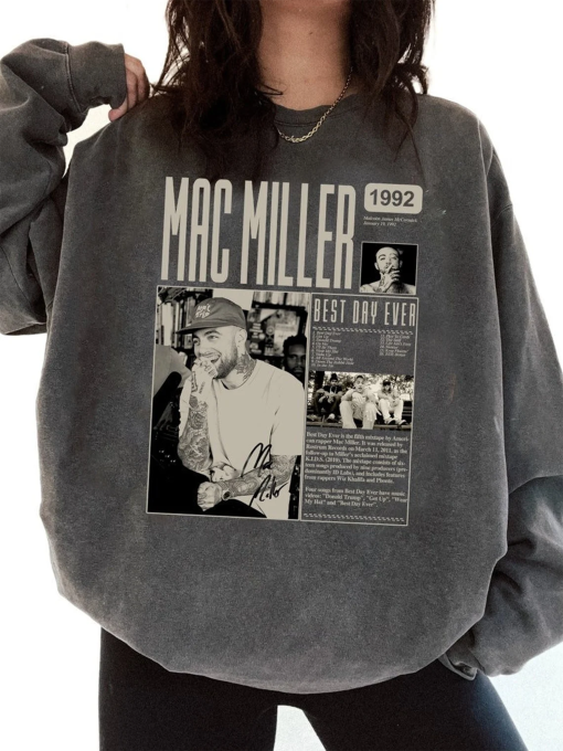 Mac Millers 90s Shirt, Mac Self Care Shirt, Vintage Bootleg Sweatshirt, Mac Fan Gift, Graphic Tees, Comfort Color Gildan