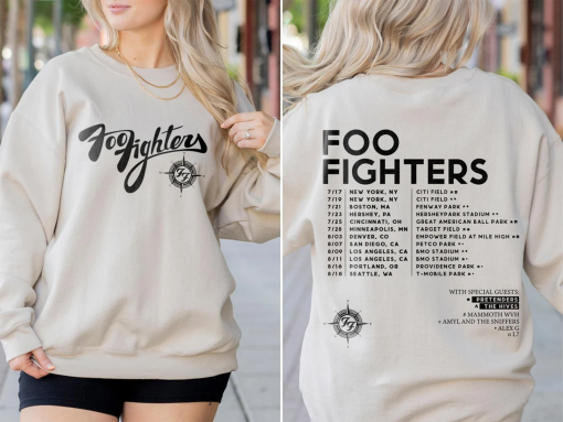 Foo Fighters Band Tour US 2024 Shirt, Foo Fighters Fan Shirt, Foo Fighters World Tour 2024 Shirt, Foo Fighters Concert 2024, Rock Band Shirt