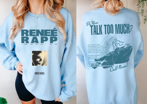 Vintage Reneé Rapp Snow Angel Shirt, Snow Angel Merch Hoodie, Reneé Rapp Fan Shirt, Reneé Rapp Music Sweatshirt