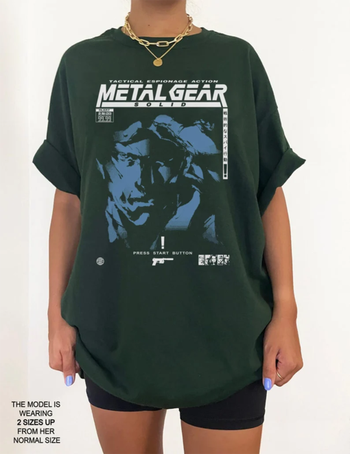 Snake shirt, Metal gear Solid retro shirt, Gift for fans