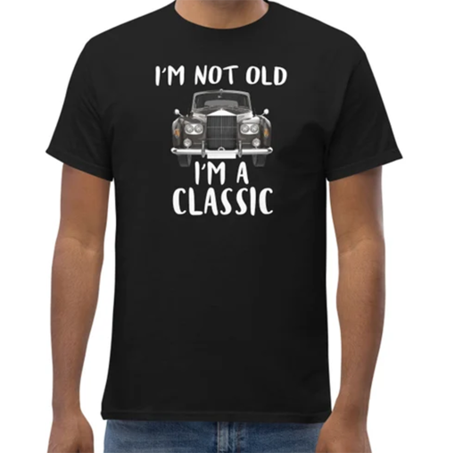 classic Car t shirt | T-Shirt Birthday Gift Retro Fathers Day | Never underestimate an old CAR