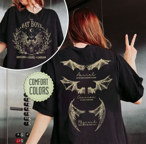 The Bat Boys Comfort Colors Shirt, Vintage Acotar Bookish Shirt, Acotar Bat Boys Shirt, The Night Court Illyrians Shirt, Acotar Merch Shirt