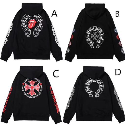 Fancy Chrome Hearts Clothing , Long Sleeve sweatshirt (Please choose hoodie or sweatshirt style, Tshirt will not have a picture on the sleeve)