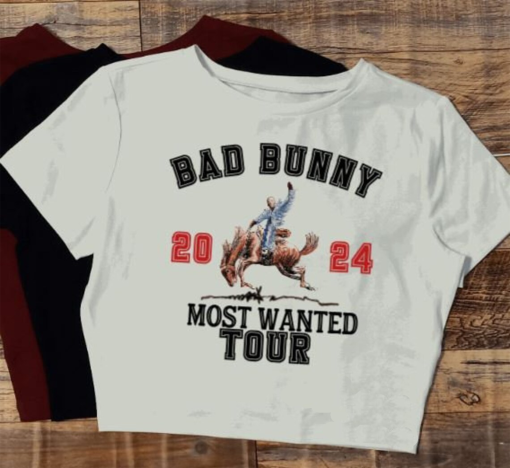 Bad Bunny Crop Top Shirt | Bad Bunny Most Wanted Crop Top Shirt | Nadie Sabe Lo Que Va a Pasar Manana Crop Top – More Designs To Choose