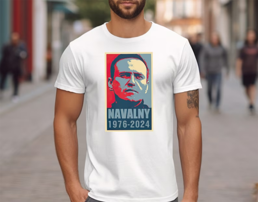 Navalny T-Shirt 1976-2024 Premium Unisex Shirt, RIP Navalny, Navalny Shirt, Rest in Peace Navalny, Remember Navalny, Anti Putin T-Shirt