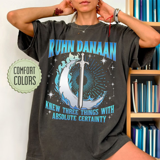 Ruhn Danaan Knew Three Things Crescent City Comfort Colors Shirt, Ruhn Danaan Shirt, Crescent City Sjm Merch, Valbaran Fae Crown Prince