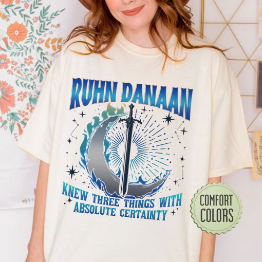 Ruhn Danaan Knew Three Things Crescent City Comfort Colors Shirt, Ruhn Danaan Shirt, Crescent City Sjm Merch, Valbaran Fae Crown Prince