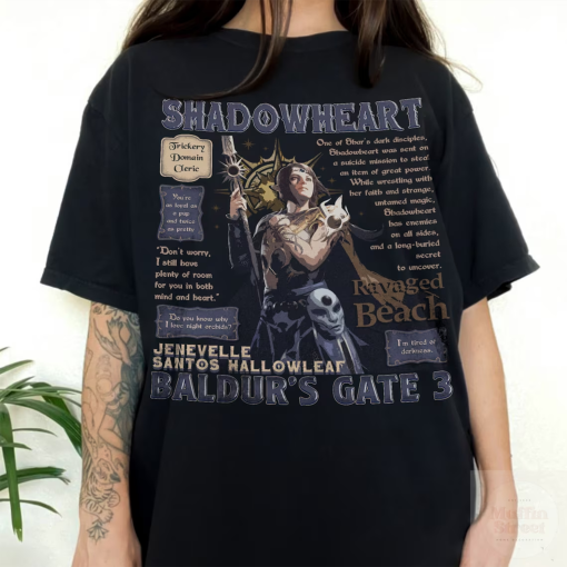 Shadowheart Vintage T-Shirt, Baldur’s gate 3 shirt, Video games Shirt, Retro Girl Dinner Shirt, Astarion Gale Kalarch Baldur Gate Shirt