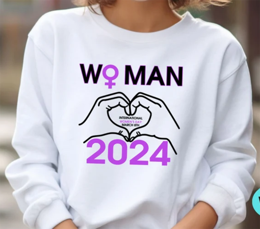 International Women’s Day 2024 Sweatshirt, Women’s Day Hoodie ,Inspire Shirt, March 8 Shirt ,Love Hands Tee, Woman Day Gift ,Shirt For Women