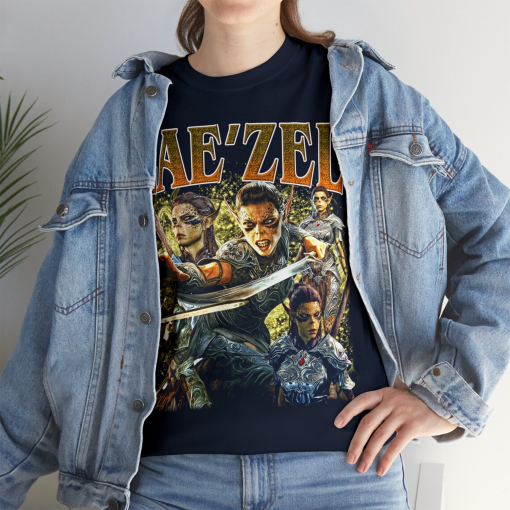 Lae’zel T Shirt, Baldur Gate 3 Tee, Baldur Gate 3 merch, lae’zel merch, Gift for gamers