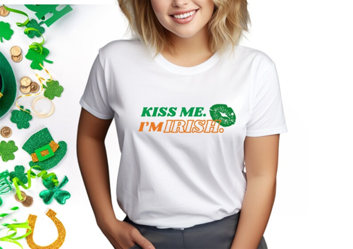 Kiss me, I’m Irish T-Shirt, St Patrick’s Day T-shirt, Paddy’s Day T-shirt, Unisex T-shirt, Irish Slang T-Shirt