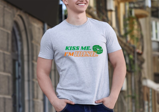 Kiss me, I’m Irish T-Shirt, St Patrick’s Day T-shirt, Paddy’s Day T-shirt, Unisex T-shirt, Irish Slang T-Shirt