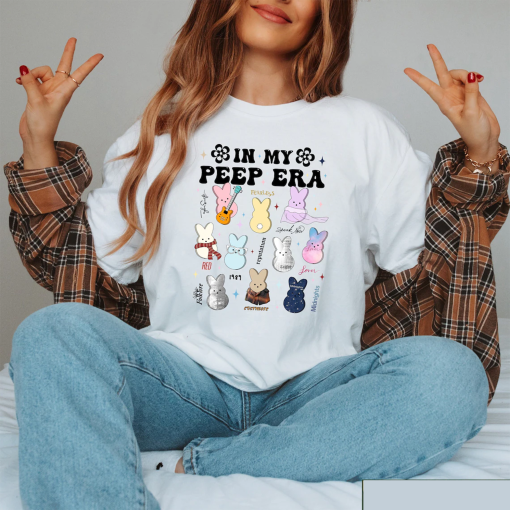 In My Peeps Era Shirt, Easter Taylor Albums Sweatshirt, Easter Bunny Tee, Taylor Fan Gift, Easter Day Marshmallow Crewneck, Easter Egg Shirt