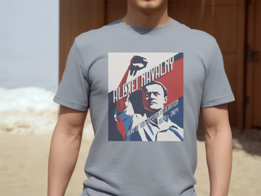 Alexei Navalny Tribute Shirt, Hero of Russia Protest Tee for Activists, Support Free Speech, Protest Putin