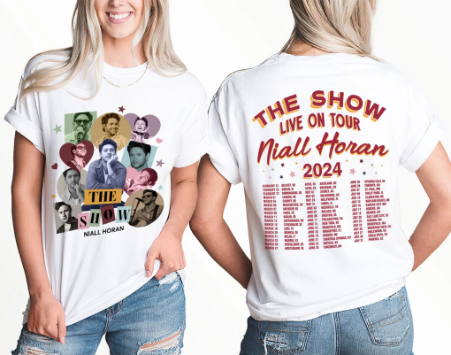 2 Sides The Show Live On Tour Niall Horan 2024 Shirt, Niall Horan Shirt, Niall Horan Concert Gift for Fan, Niall Horan Merch