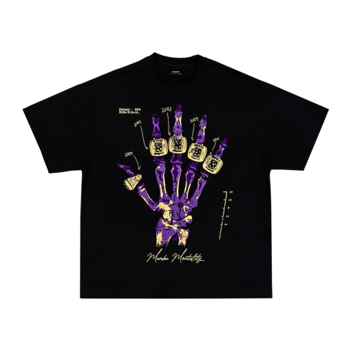 Kobe Bryant Championship Hand T-Shirt