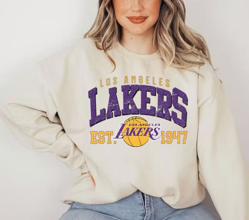 Los Angeles Basketball Shirt, Los Angeles Basketball Sweatshirt, Los Angeles Basketball Crewneck, Los Angeles Basketball Gift,LA Basketball