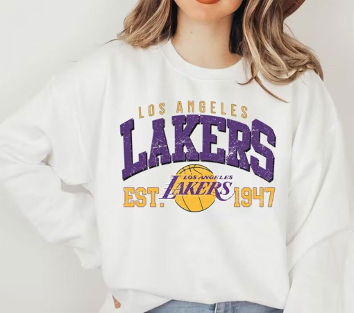 Los Angeles Basketball Shirt, Los Angeles Basketball Sweatshirt, Los Angeles Basketball Crewneck, Los Angeles Basketball Gift,LA Basketball