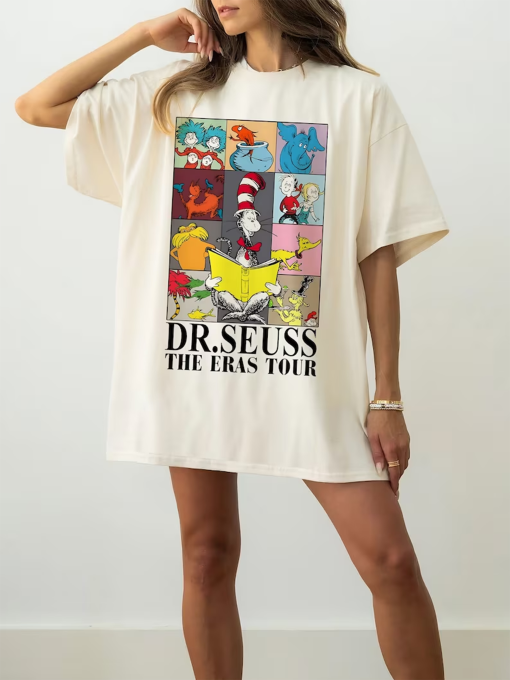 Dr Seuss Eras Tour Shirt/ The Cat In The Hat Shirt/ Read Across America Shirt/ Cat In The Hat Tee/ Dr. Suess Day Shirt/ Dr.Suess Book Tee