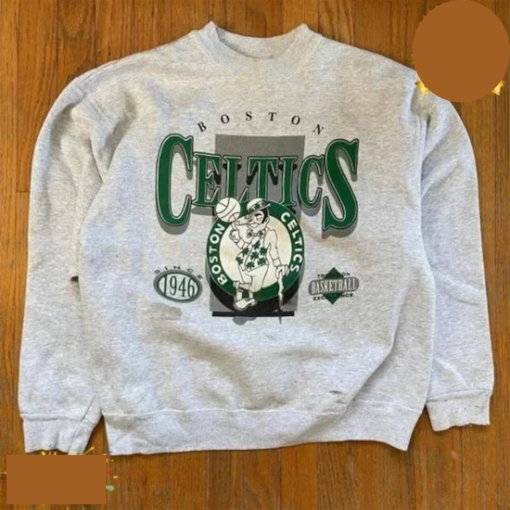 Vintage NBA Boston Celtics Sweatshirt, NBA All Star Shirt, Basketball Shirt, Graphic Shirt For Men Women, Lovely Fan Shirt, Vintage Shirt