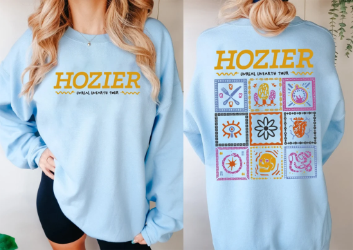 Vintage Hozier Tour 2side Sweatshirt, Unreal Unearth Tour 2024 Merch, Hozier Music Tour Shirt, Hozier Music Tour Shirt ,Hozier 90s Rap Merch