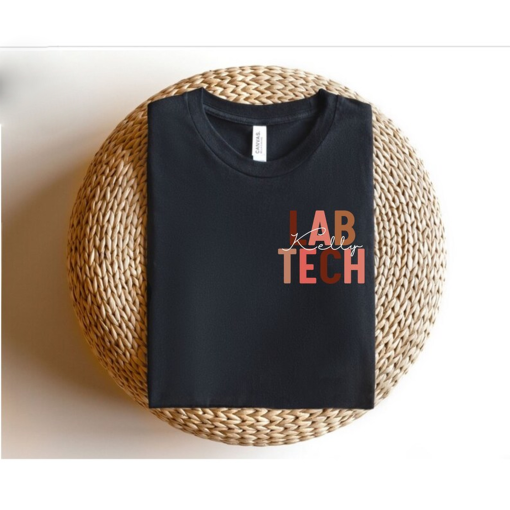 Personalized Lab Tech Shirt, Custom Lab Technician T-shirt, Lab Tech Gift, Nurse Appreciation Gift, Laboratory Technician Tshit, Medical Lab