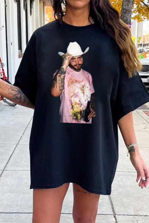 Posty Howdy T Shirt, Vintage Post Malone Shirt, Post Malone 2023 Tour Shirt, Post Malone Concert Shirt, Rapper Post Malone Tour Shirt, Post