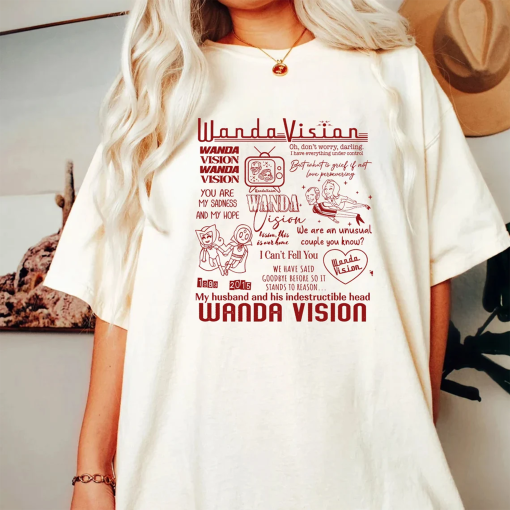 Wanda vision tee, Wanda Maximoff tshirt, Scralet Witch Merc, Wanda tshirt, Gift for wanda fan