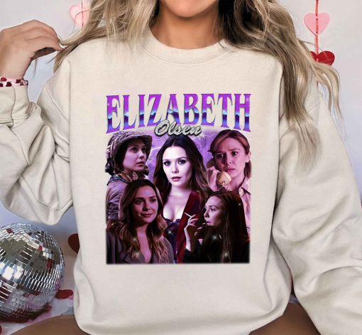 Retro Elizabeth Olsen Scarlet Witch Shirt | Vintage Elizabeth Olsen Shirt | Elizabeth Olsen Homage Shirt | Elizabeth Olsen Bootleg Shirt