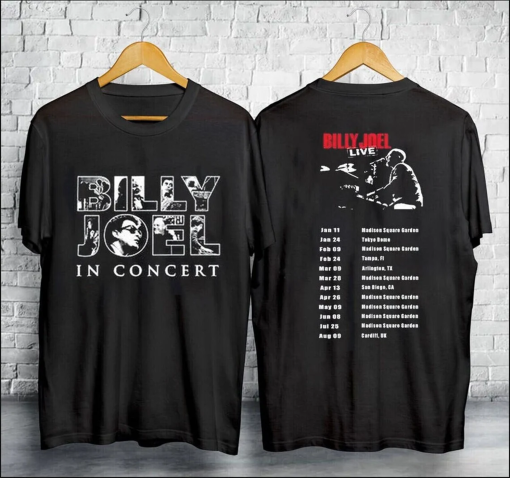 Billy Joel World Tour 2024 Unisex Shirt, Billy Joel Shirt, Gift For Fan