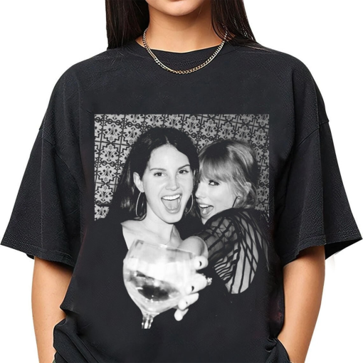 Lana del rey with Taylorr shirt, Lana Del Rey Shirt, blue banisters Album Shirt Lana Del Rey Shirt, Gift for men, women Unisex T shirt