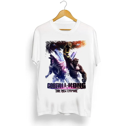 Vintage Godzilla X Kong The New Empire 2024 Shirt, Godzilla X Kong Shirt, Godzilla Movie Shirt, Godzilla X Kong Gift For Fan