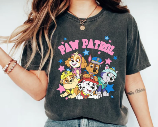 Paw Patrol Family Shirt, Paw Patrol Friends Shirt, Paw Patrol Birthday Family Shirt, Paw Patrol Birthday Shirt, Paw Patrol Girls Shirt Gift