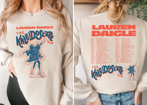 NEW 2024 Lauren Daigle The Kaleidoscope Tour 2023-24 T-shirt Sweatshirt, Lauren Daigle Concert, Lauren Daigle Album Music, Thank God I Do