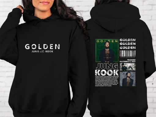 Jungkook Golden Album Merch Sweatshirt, Golden Album Hoodie, Jungkook Goldem Album Sweatshirt, Golden Jungkook Hoodie