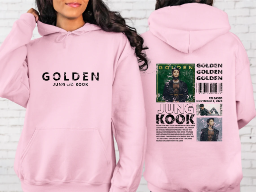 Jungkook Golden Album Merch Sweatshirt, Golden Album Hoodie, Jungkook Goldem Album Sweatshirt, Golden Jungkook Hoodie