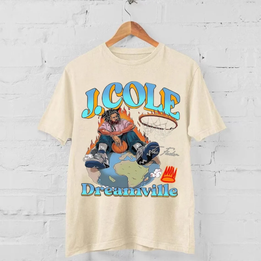 J Cole Dreamville Vintage T-Shirt, J Cole Shirt, Rap Hip Hop, J Cole Merch, Gift For Women and Man Unisex T-Shirt, Gift For Fan