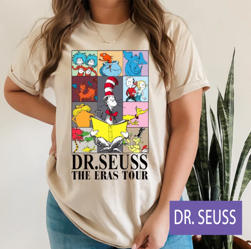 Dr Seuss Eras Tour Day Shirt, Read Across America Shirt | Cat In The Hat Tee | Dr.Suess Book Tee | Horton Tee | Suesville & Co Sweatshirt