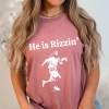 He is Rizzin – Funny Easter Jesus Shirt – Unisex Cotton Graphic T-shirt