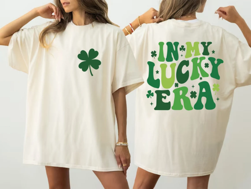 In My Lucky Era Saint Patrick’s Day Shirt, St Patrick’s, St Patricks Day Family Shirt, Shamrock Gift For St Patricks Day, Clover Lucky Shirt