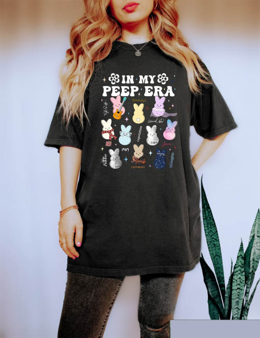 In My Peeps Era Shirt, Easter Taylor Albums Sweatshirt, Easter Bunny Tee, Taylor Fan Gift, Easter Day Marshmallow Crewneck, Easter Egg Shirt