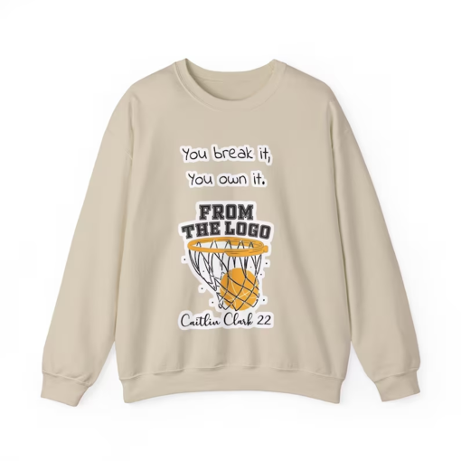 You Break It You Own It T shirt Caitlin Clark Retro Basketball Collection – Sweatshirt, T-shirt, Hoodie – Vintage Inspired Fan Apparel