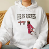 He is Risen Funny Easter shirt, Jesus Playing Basketball, Retro Y2K Christian Faith Religious shirt, Weirdcore Clothing That Go Hard shirt