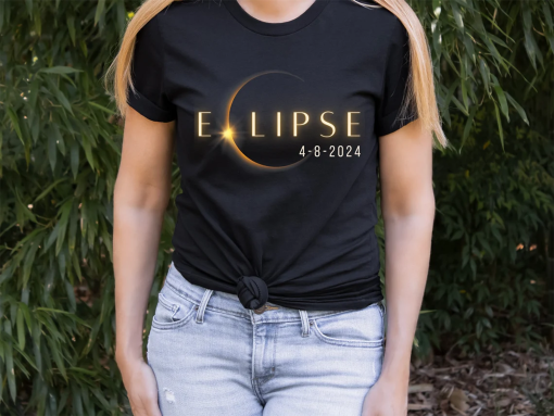 Total Solar Eclipse Twice In A Lifetime 2024 Shirt, April 8 2024, USA Map, Path of Totality Tee, Spring America Eclipse Souvenir Gift