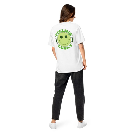 Feeling lucky: comfort colors t-shirt, perfect for St. Patricks day!