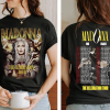 Madonna The Celebration Tour Four Decades Music Tour 2024 Two-Sided Shirt, Madonna Fan Gifts, Concert Shirt, Vintage Tee, Music Lover Shirt