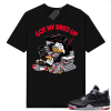 4 Bred Reimagined Black Cement Grey Varsity Red Summit White Retro T Shirt Match FCK