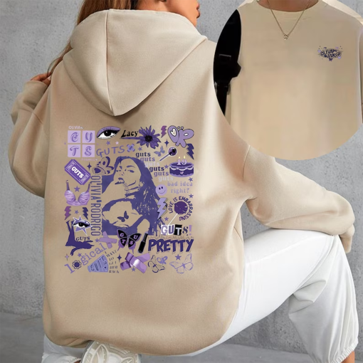 Vintage Olivia Rodrigo Guts Tour 2024, Customized Personalized Sweatshirt/T-shirt/Hoodie, Personalized gifts, Commemorative Gifts