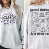 Vintage Olivia Rodrigo Guts Tour 2024, Customized Personalized Sweatshirt/T-shirt/Hoodie, Personalized gifts, Commemorative Gifts