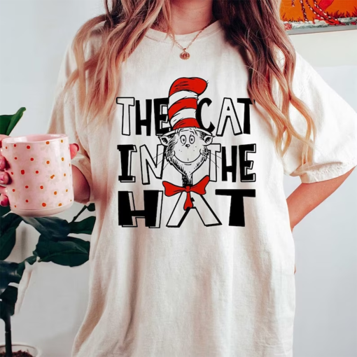 Dr. Seuss Shirt The Cat In The Hat Teacher School Shirt, Read Across America Dr. Suess Book Day Shirt, Cat In The Hat Dr. Suess Week Shirt